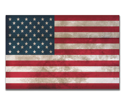 Rustic American Flag