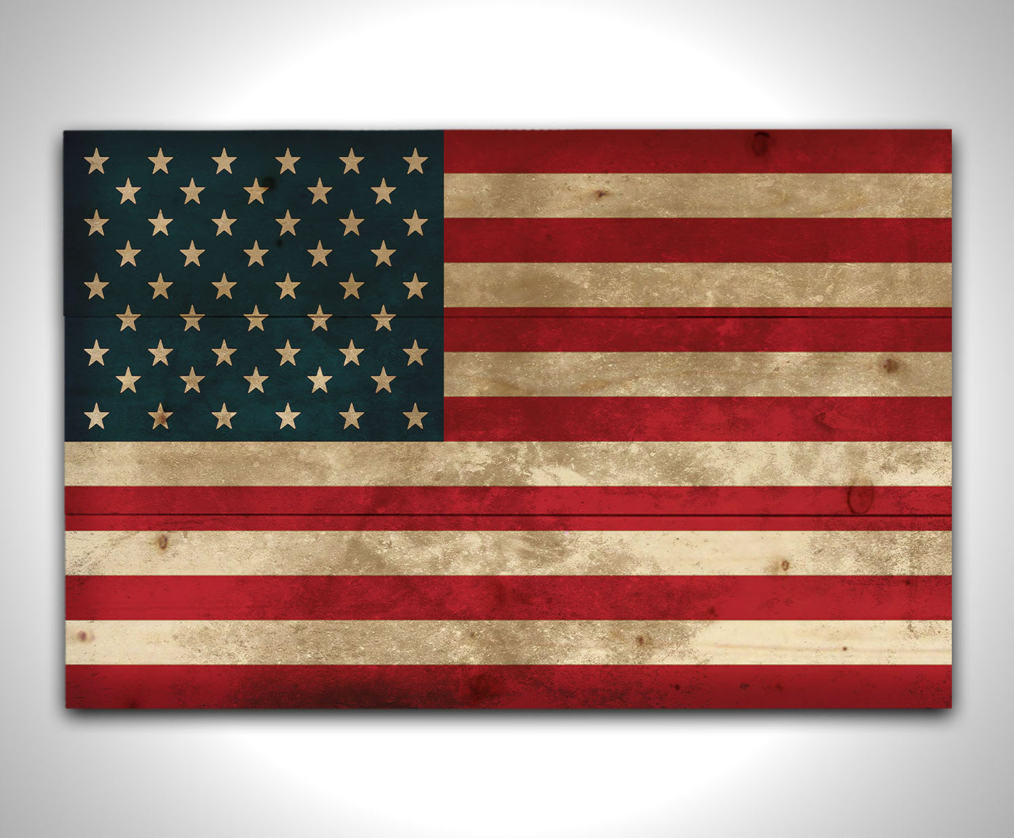 Rustic American Flag