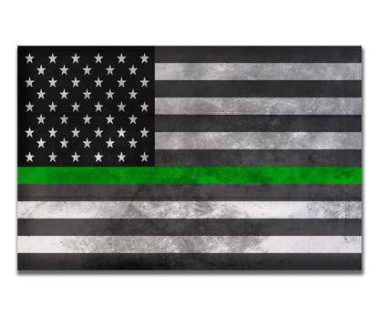 Thin Green Line Flag