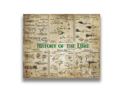 History of the Lure - Patent Collage