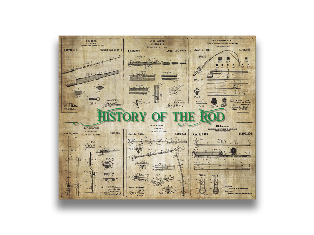 History of the Rod - Patent Collage