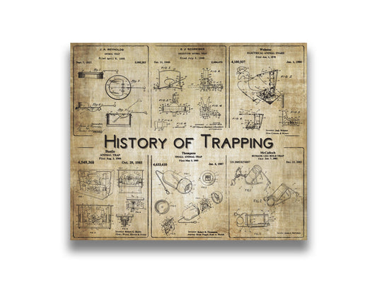 History of Trapping - Patent Collage