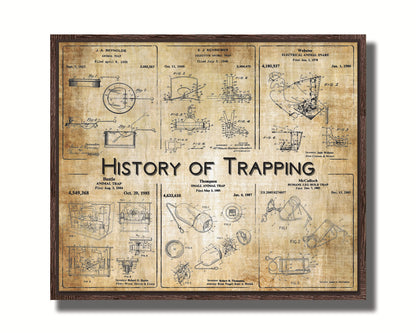 History of Trapping - Patent Collage