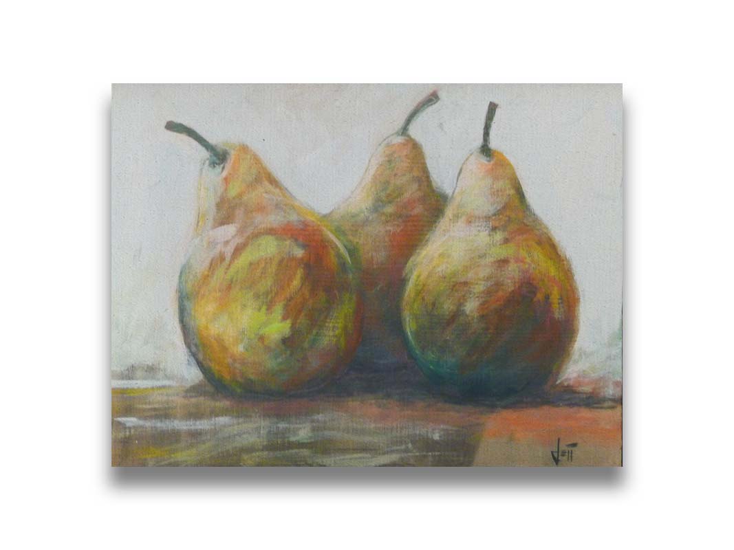 Three Plump Pears by Jeff Boutin