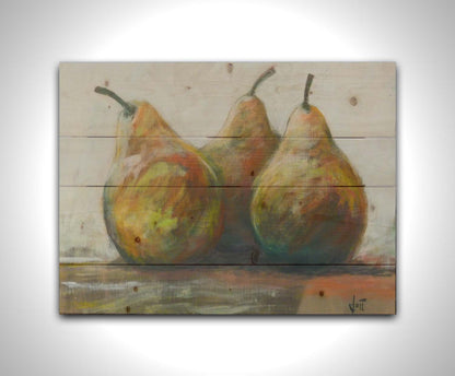 Three Plump Pears by Jeff Boutin