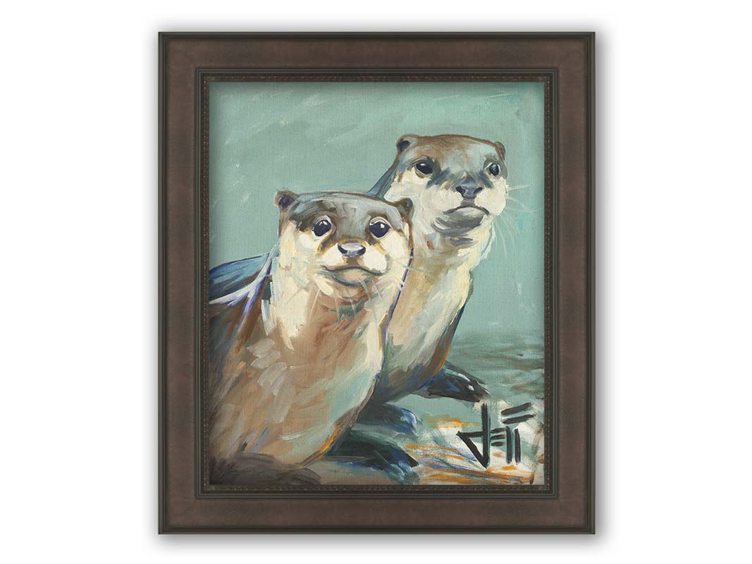 Two Other Otters by Jeff Boutin