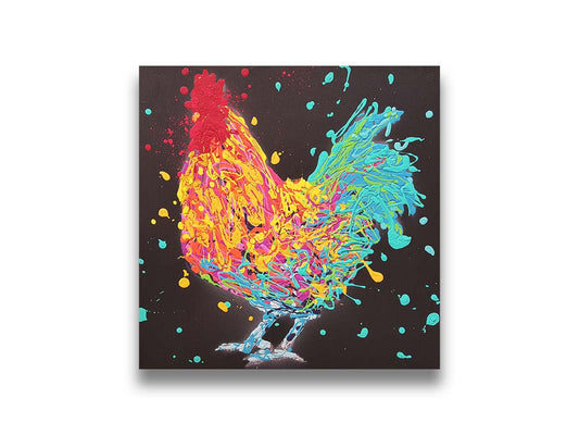 Valentino the Rooster by Jeff Boutin