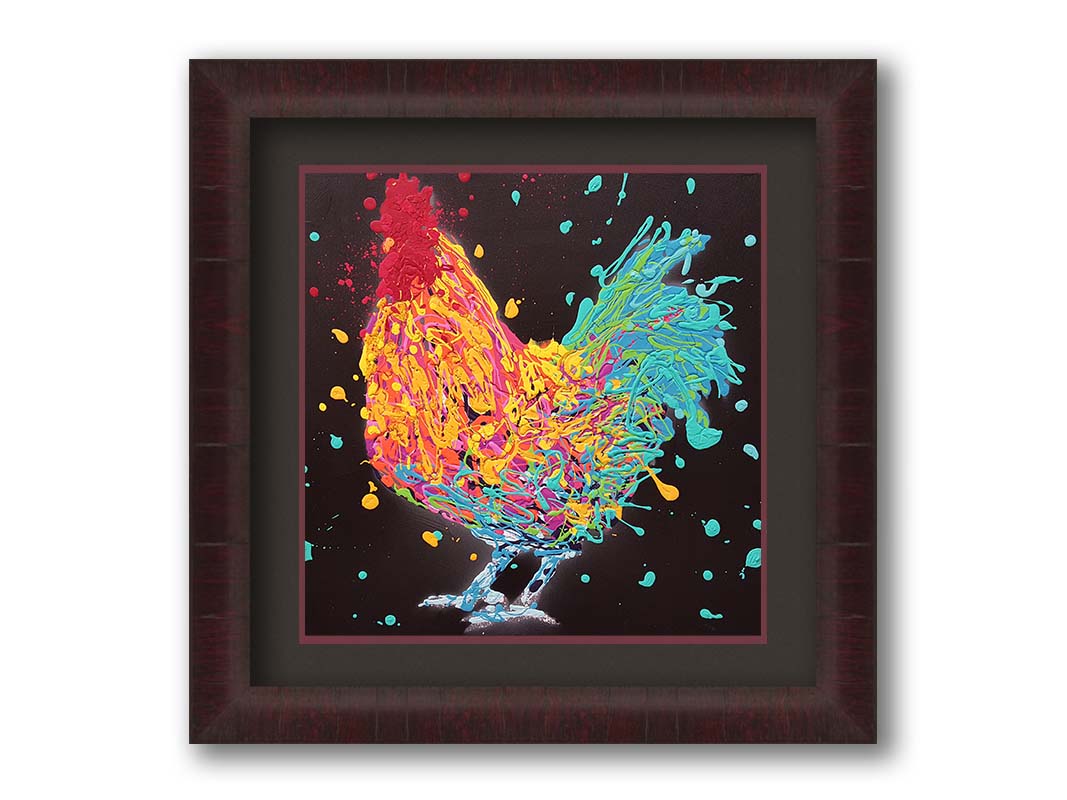 Valentino the Rooster by Jeff Boutin