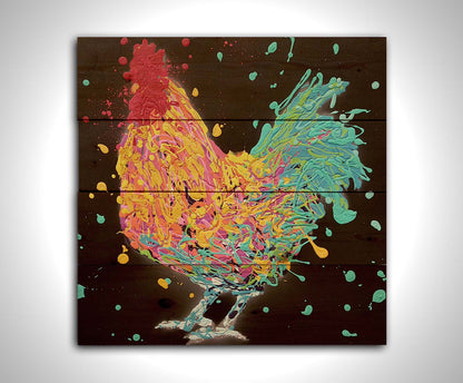 Valentino the Rooster by Jeff Boutin