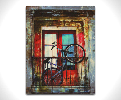 Bike in the Balcony by Hal Halli