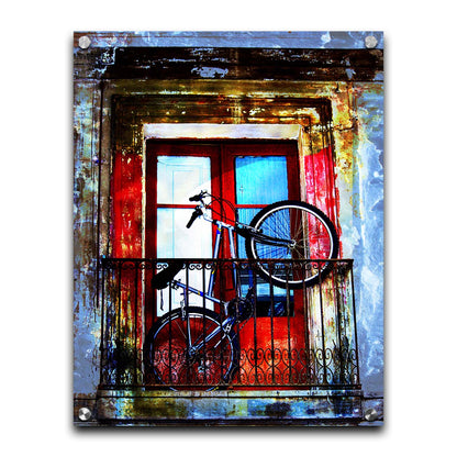 Bike in the Balcony by Hal Halli